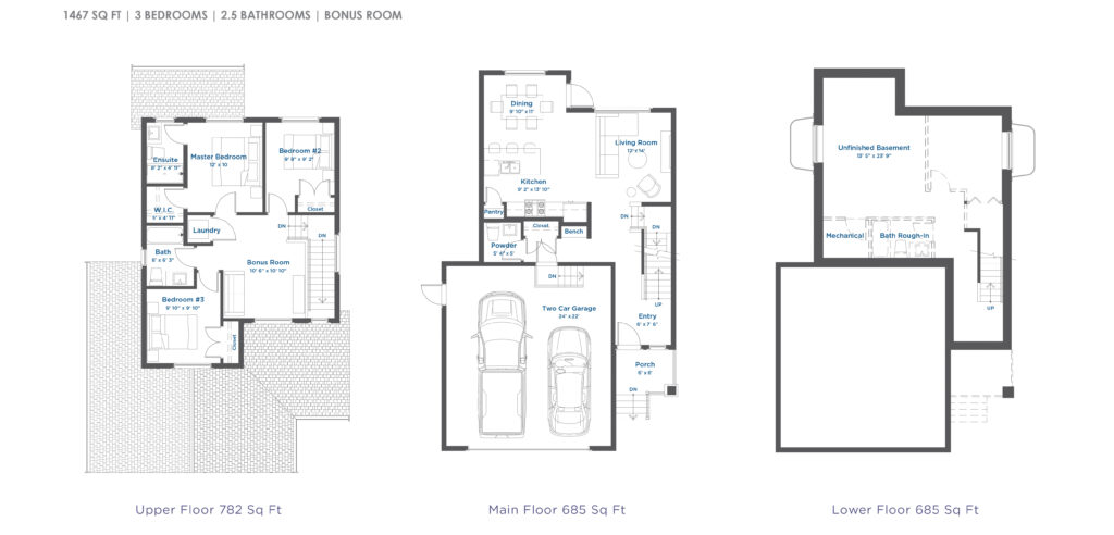 Burke home floorplan